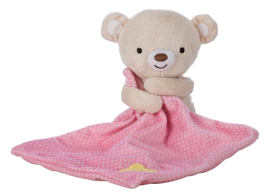 Slika Tješilica medvjedić bež/roza,16 cm  82405 FREE 2 PLAY 