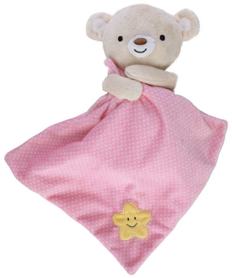 Slika Tješilica medvjedić bež/roza,16 cm  82405 FREE 2 PLAY 