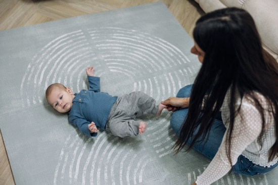 Slika Pjena puzzle zavoj, 59,5 x 59,5 x 2 cm x 6 kom 86052 FREE 2 PLAY