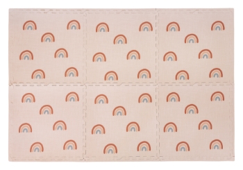 Slika Pjena puzzle duga, 59,5 x 59,5 x 2 cm x 6 kom 86069 FREE 2 PLAY