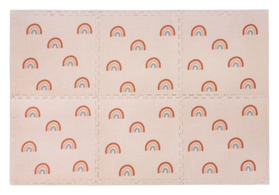 Slika Pjena puzzle duga, 59,5 x 59,5 x 2 cm x 6 kom 86069 FREE 2 PLAY