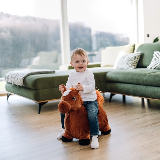 Slika Skakalica životinja s plišanom navlakom konjić 86267 FREE 2 PLAY