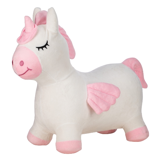 Slika  Skakalica životinja s plišanom navlakom jednorog 86281 FREE 2 PLAY