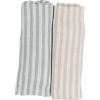Slika Tetra pelena muslin 2/1 prugice green 70x70 cm green 87707 BUBABA BY FREEON 