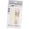 Slika Tetra pelena muslin 2/1 listići beige 70x70 cm beige 87739 BUBABA BY FREEON 