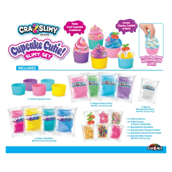 Slika Slime set Cupcake Cutie 60540 CRAZART 