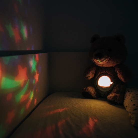 Slika Medvjedić s pomičnom glavom, glazbom i projekcijom 86557 FREE 2 PLAY 