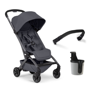 Slika Kišobran kolica Aer2 komplet + sprednje varovalo in držalo za stekleničko stone siva 320444 JOOLZ 