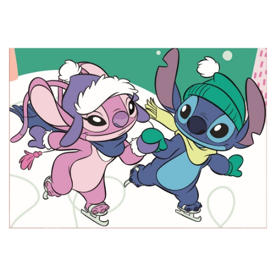 Slika Puzzle 4u1, XMAS, Lilo&amp; Stitch 94130 TREFL 