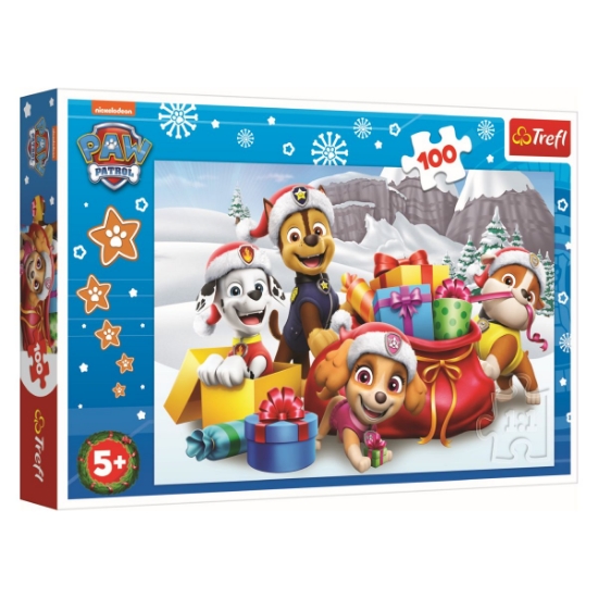 Slika Puzzle 100 kom, XMAS, Paw Patrol 16480 TREFL 