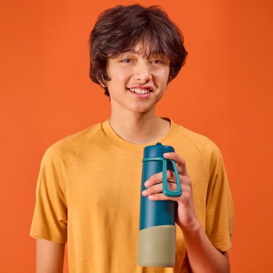 Slika Silikonska zaštita za Flip Top 690ml - olive b.box 