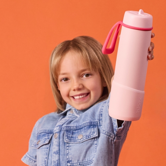 Slika Silikonska zaštita za Flip Top 690ml - pink paradise b.box