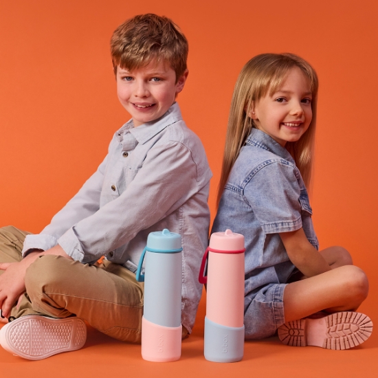 Slika Silikonska zaštita za Flip Top 690ml - pink paradise b.box