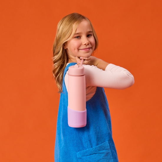 Slika Silikonska zaštita za Flip Top 690ml - lilac love b.box 