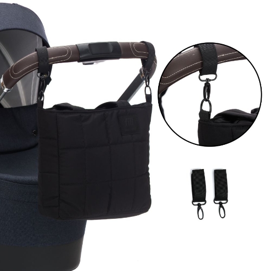 Slika Fillikid torba/organizer za kolica Vienna, crna