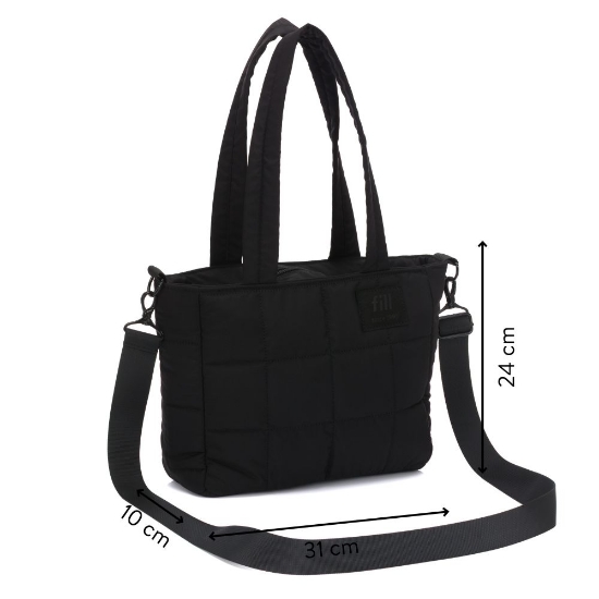 Slika Fillikid torba/organizer za kolica Vienna, crna