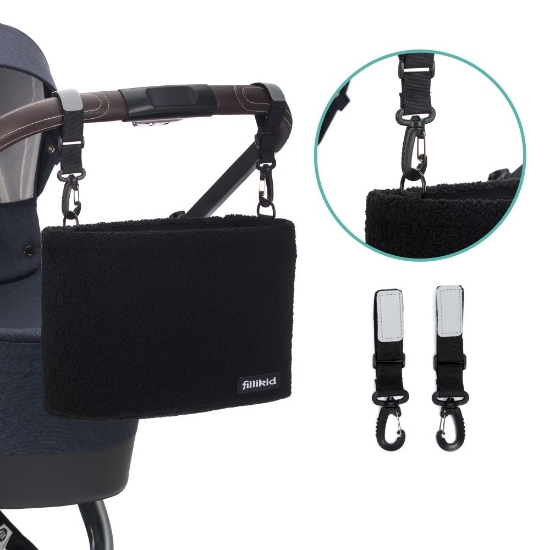 Slika Fillikid organizer za kolica Teddy, black  