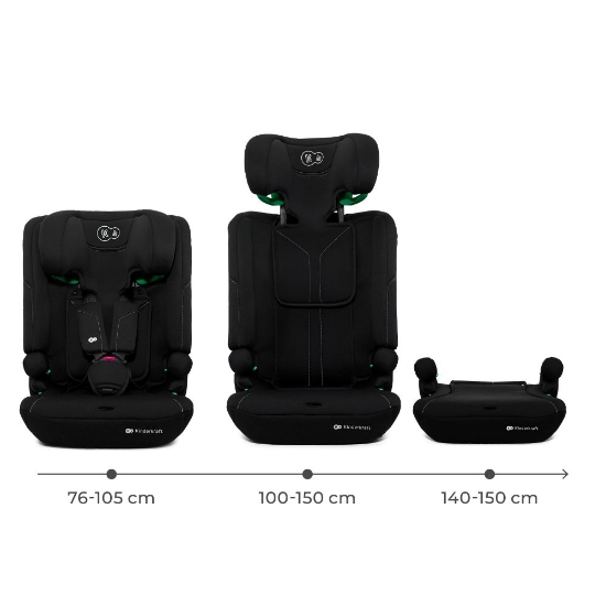 Slika Autosjedalica I-COMFY i-Size 9-36 kg (76-150 cm), Black Kinderkraft 