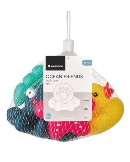 Slika Igračke za kupanje Ocean Friends 5 kom Kikka Boo