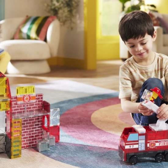 Slika Fire Station - 50 Magnetnih Pločica Magna Tiles