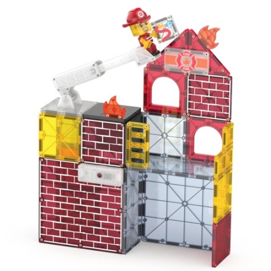 Slika Fire Station - 50 Magnetnih Pločica Magna Tiles