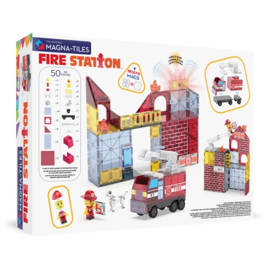 Slika Fire Station - 50 Magnetnih Pločica Magna Tiles