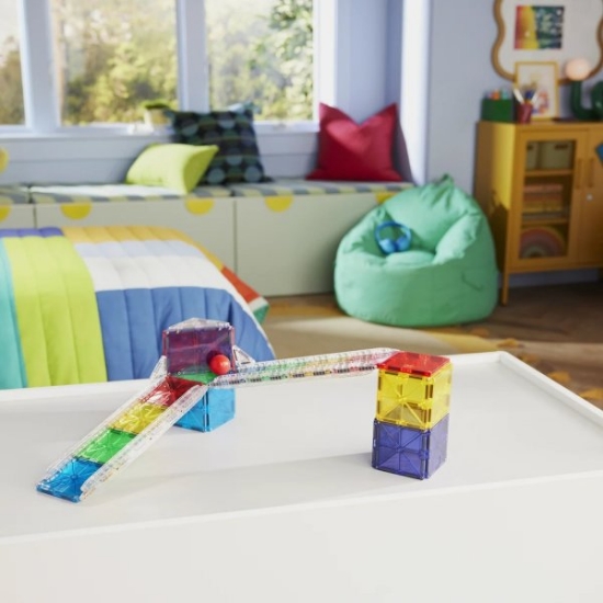 Slika Magna Tiles - Rail Racers - 33 Magnetne Pločice