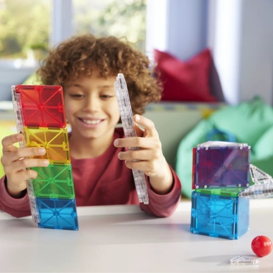 Slika Magna Tiles - Rail Racers - 33 Magnetne Pločice