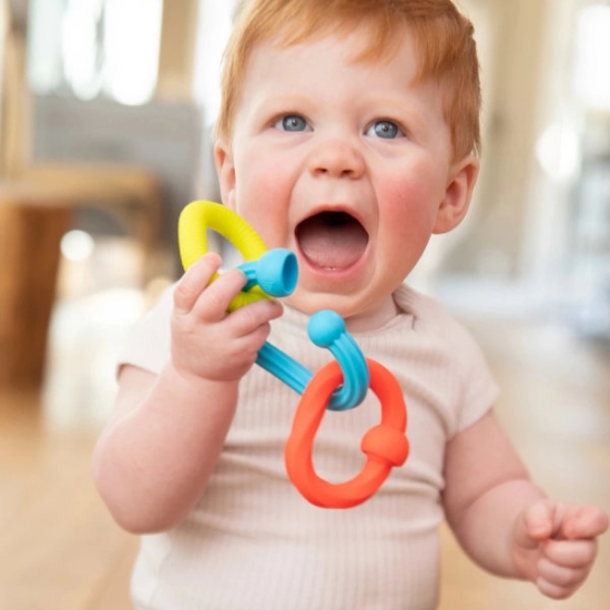 Slika Plip Grips - Šarene silikonske karike za stiskanje i igru