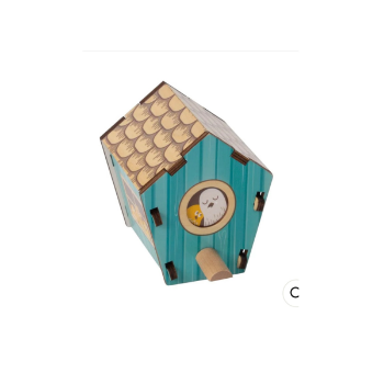 Slika 3D DIY kućica za ptice