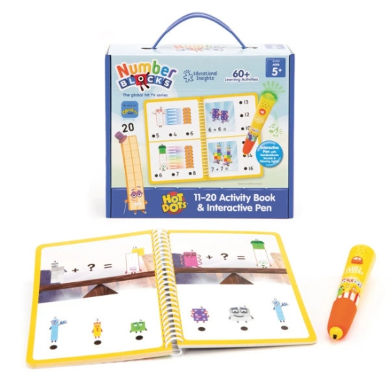 Slika Kockice Brojalice 11-20 Activity Book & Pen