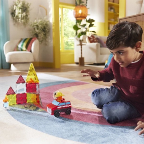 Slika Magna Tiles - Fire Rescure - 27 Magnetnih Pločica