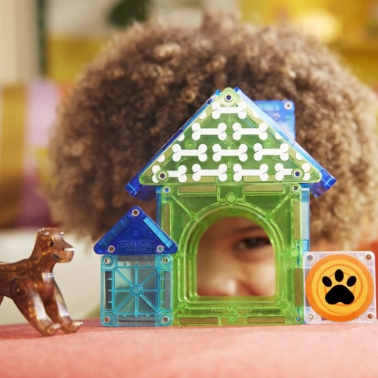 Slika Magna Tiles - Dog House - 13 Magnetnih Pločica