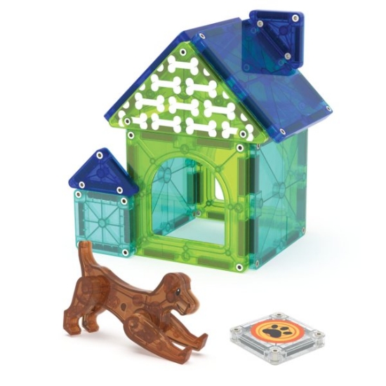 Slika Magna Tiles - Dog House - 13 Magnetnih Pločica