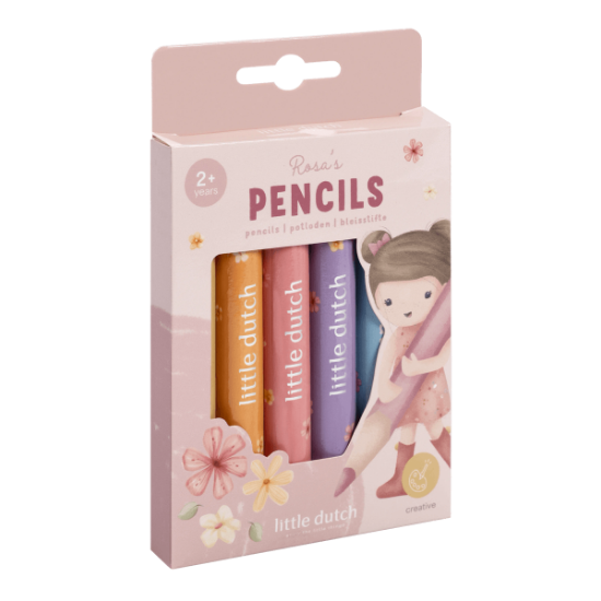 Slika Drvene bojice Rosa & Friends - Little Dutch
