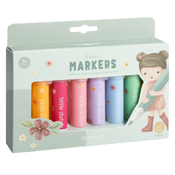 Slika Markeri Rosa & Friends - Little Dutch