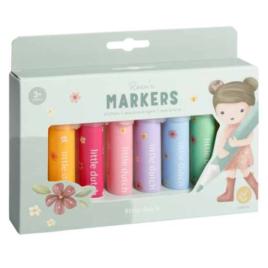 Slika Markeri Rosa & Friends - Little Dutch