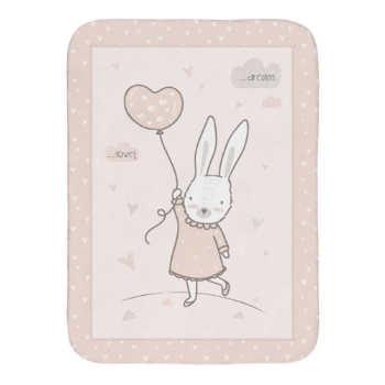 Slika Deka Soft 110x140 - Rabbits In Love Kikka Boo 