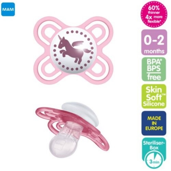 Slika Duda varalica silikonska Perfect night start 0-2 mes 1kom sort MAM