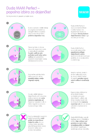 Slika Duda varalica silikonska Perfect 0-6 mj 1 kom sort MAM