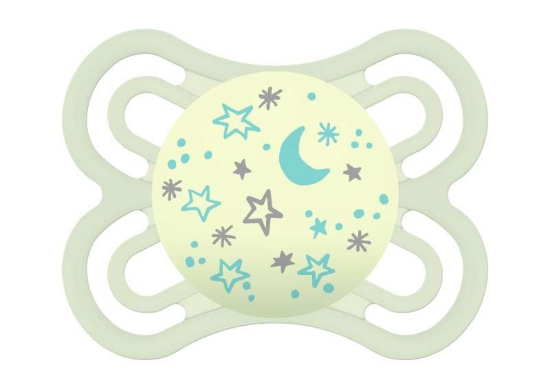 Slika Duda varalica silikonski Perfect night 2-6 mj. 1 kom sort MAM