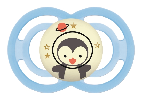 Slika Duda varalica - silikon Perfect night 6+ mes. 1 kom sort MAM