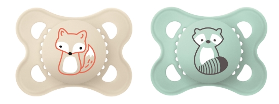 Slika Duda varalica silikonski Trends 2-6 mes. 2 kom sort MAM