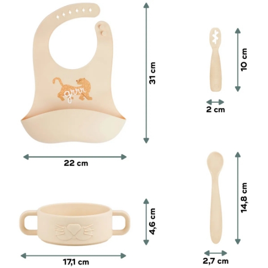 Slika Set za jelo First Meal - Mini Roar BabyMoov 