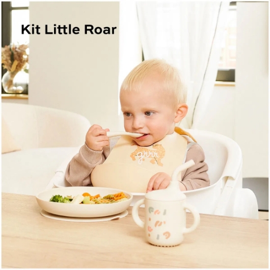 Slika Set za jelo Like A Grown Up - Little Roar BabyMoov 