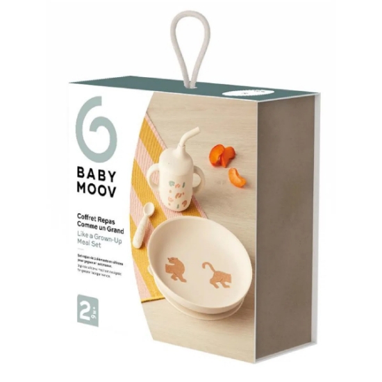 Slika Set za jelo Like A Grown Up - Little Roar BabyMoov 