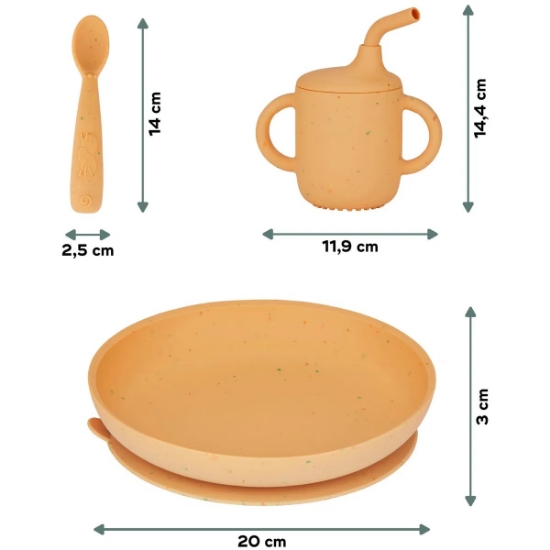 Slika Set za jelo Like A Grown Up - Little Arty BabyMoov