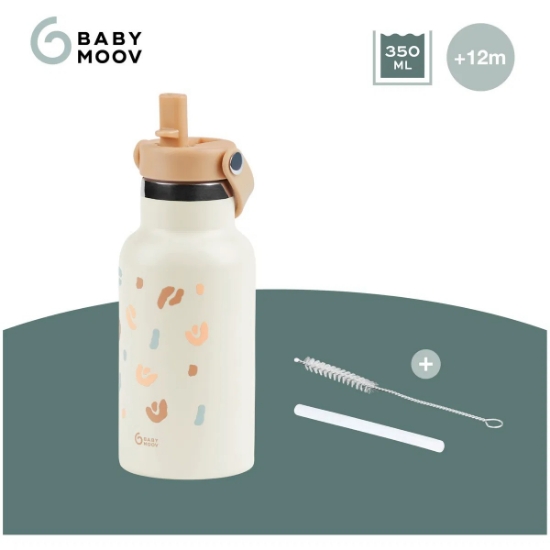 Slika Bočica od nehrđajučeg čelika Little Explorer - Ivory BabyMoov 