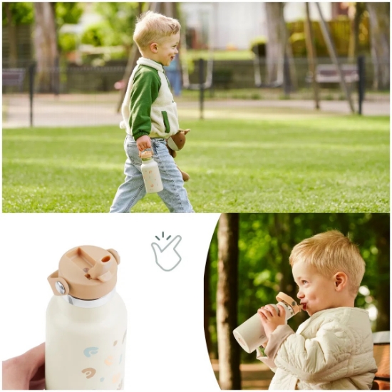 Slika Bočica od nehrđajučeg čelika Little Explorer - Ivory BabyMoov 