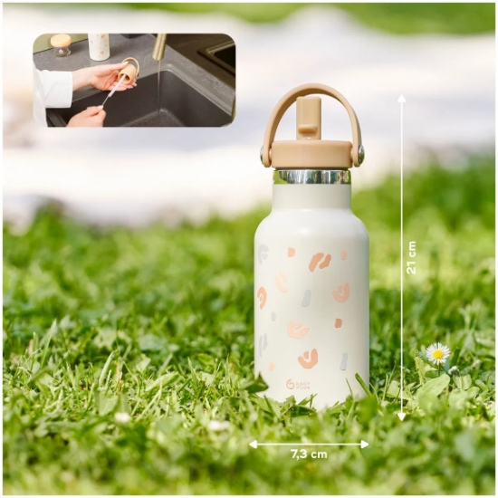 Slika Bočica od nehrđajučeg čelika Little Explorer - Ivory BabyMoov 